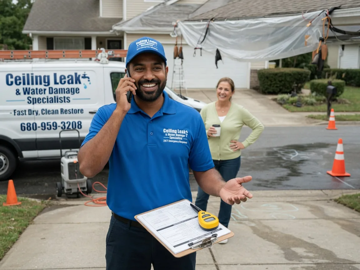 Ceiling Leak Cleanup Garfield, KS FAQs